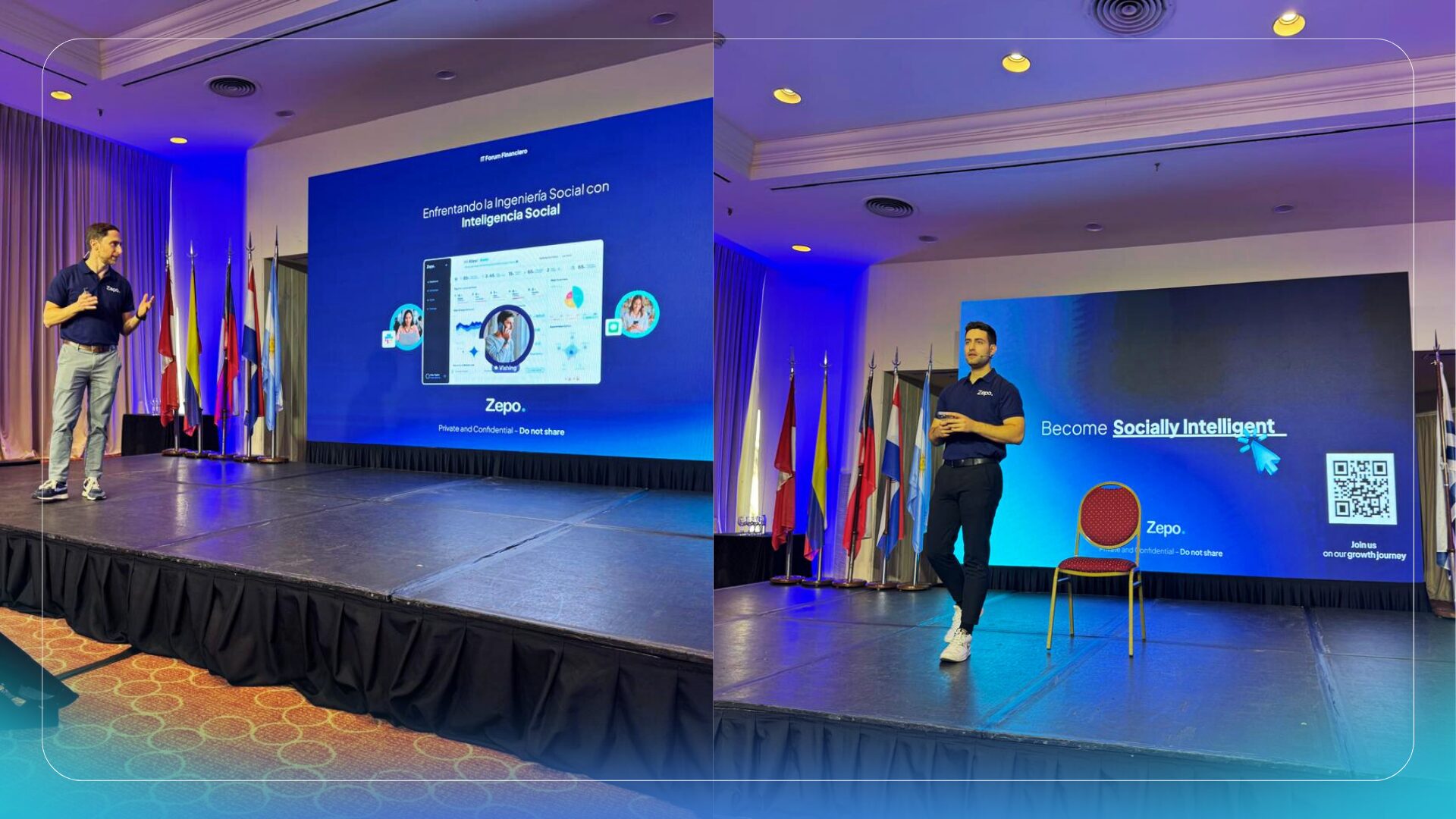 Zepo Intelligence at the IT Forum Financiero in Buenos Aires, Argentina.