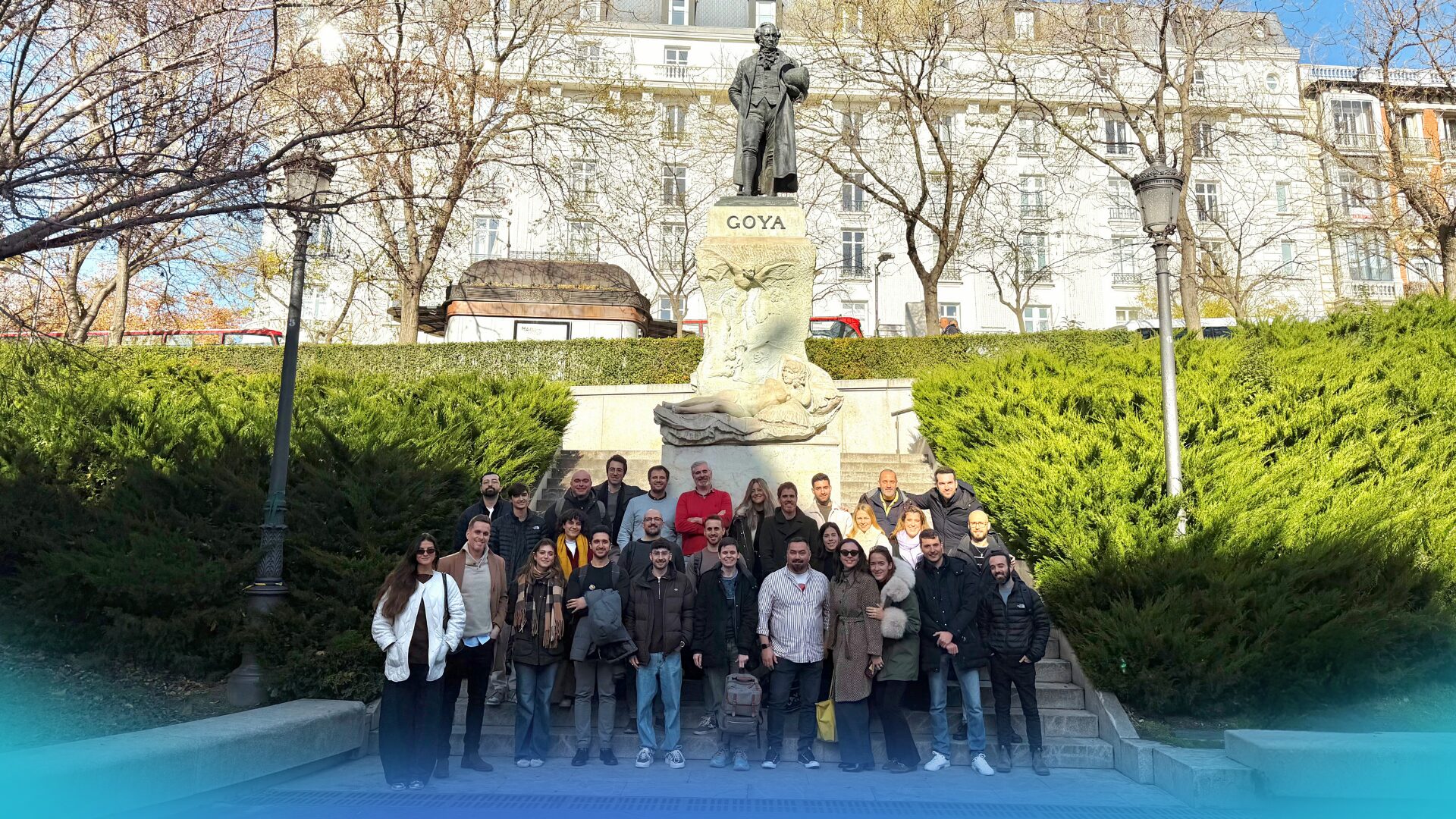 The Zepo Intelligence team from various international locations gathered together for a company team building event and cultural visit at the Museo Nacional del Prado in Madrid, Spain.