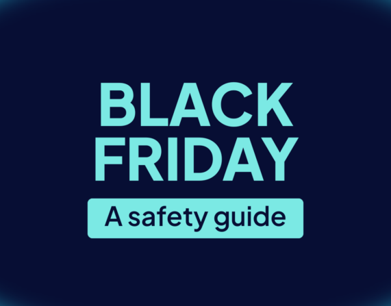 Fraudulent Black Friday online shopping offer warning employees of potential scams and cybersecurity risks.