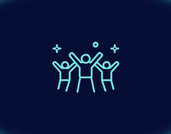 Employees working together to build cyber resilience, symbolizing trust, leadership, and human-centered security during Cybersecurity Awareness Month